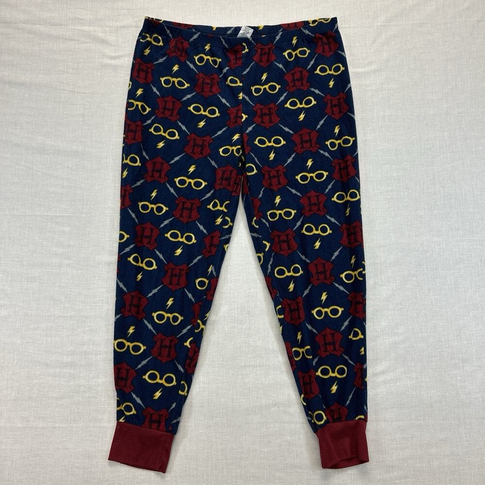 Harry Potter All Over Print Sleepwear Pajama Pants Men's XL Glasses Gryffindor